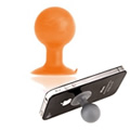 Support ventouse en Silicone Orange pour iPhone 4, 3 et iPod