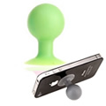 Support ventouse en Silicone Vert pour iPhone 4, 3 et iPod