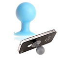 Support ventouse en Silicone Bleue pour iPhone 4, 3 et iPod