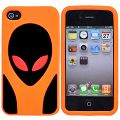 Coque iPhone 4/S Alien Orange silicone