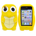 Coque iPhone 4/S Tortue Jaune silicone