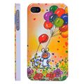 Coque iPhone 4/S Abstrait rigide + Film protecteur et chiffon