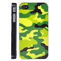 Coque iPhone 4/S Camouflage vert rigide