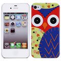 Coque iPhone 4/S Hibou Bleu rigide