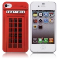 Coque iPhone 4/S Cabine Téléphonique anglaise rigide