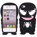 Coque iPhone 4/S Spiderman Black Série Super-héros silicone