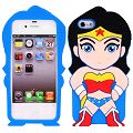 Coque iPhone 4/S SuperWoman Série Super-héros silicone