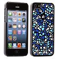 Coque iPhone 5 Mosaïque Bleue rigide