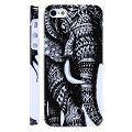 Coque iPhone 5 Éléphant Noir & Blanc rigide
