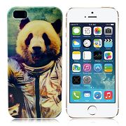 Coque iPhone 5/S Panda Astronaute rigide