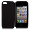 Coque iPhone 5 Noire silicone