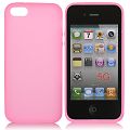 Coque iPhone 5 Rose silicone