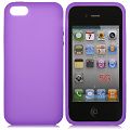 Coque iPhone 5 Violette silicone