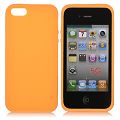 Coque iPhone 5 Orange silicone