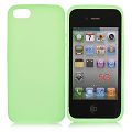 Coque iPhone 5 Verte silicone