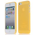 Coque iPhone 5 Jaune Ultra-fine 0,3mm rigide