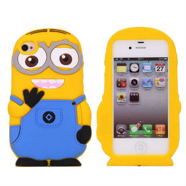 Coque iPhone 4/S Minion de Moi, Moche et Méchant silicone